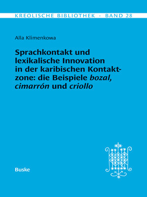 cover image of Sprachkontakt und lexikalische Innovation in der karibischen Kontaktzone